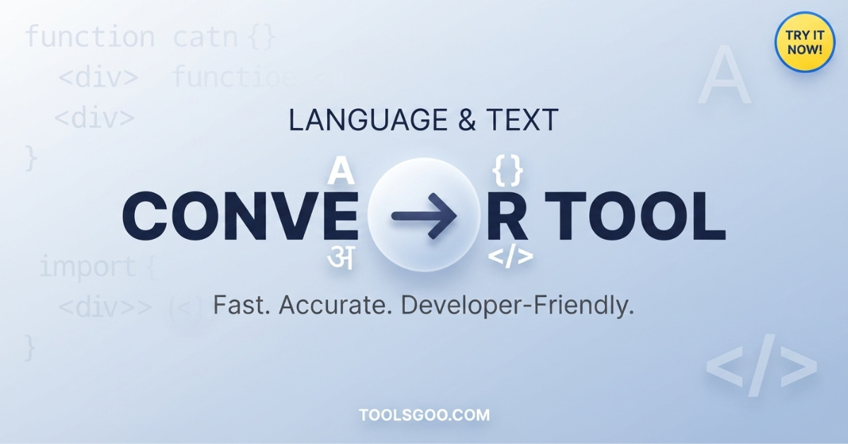 Advanced Language & Code Converter Tool 